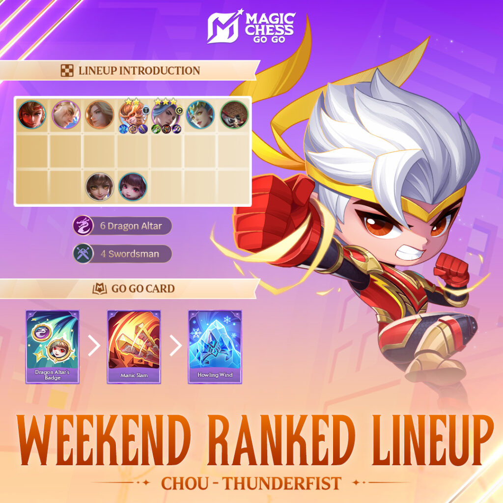 Combo Sinergi Dauntless untuk Commander Chou Magic Chess: Go Go