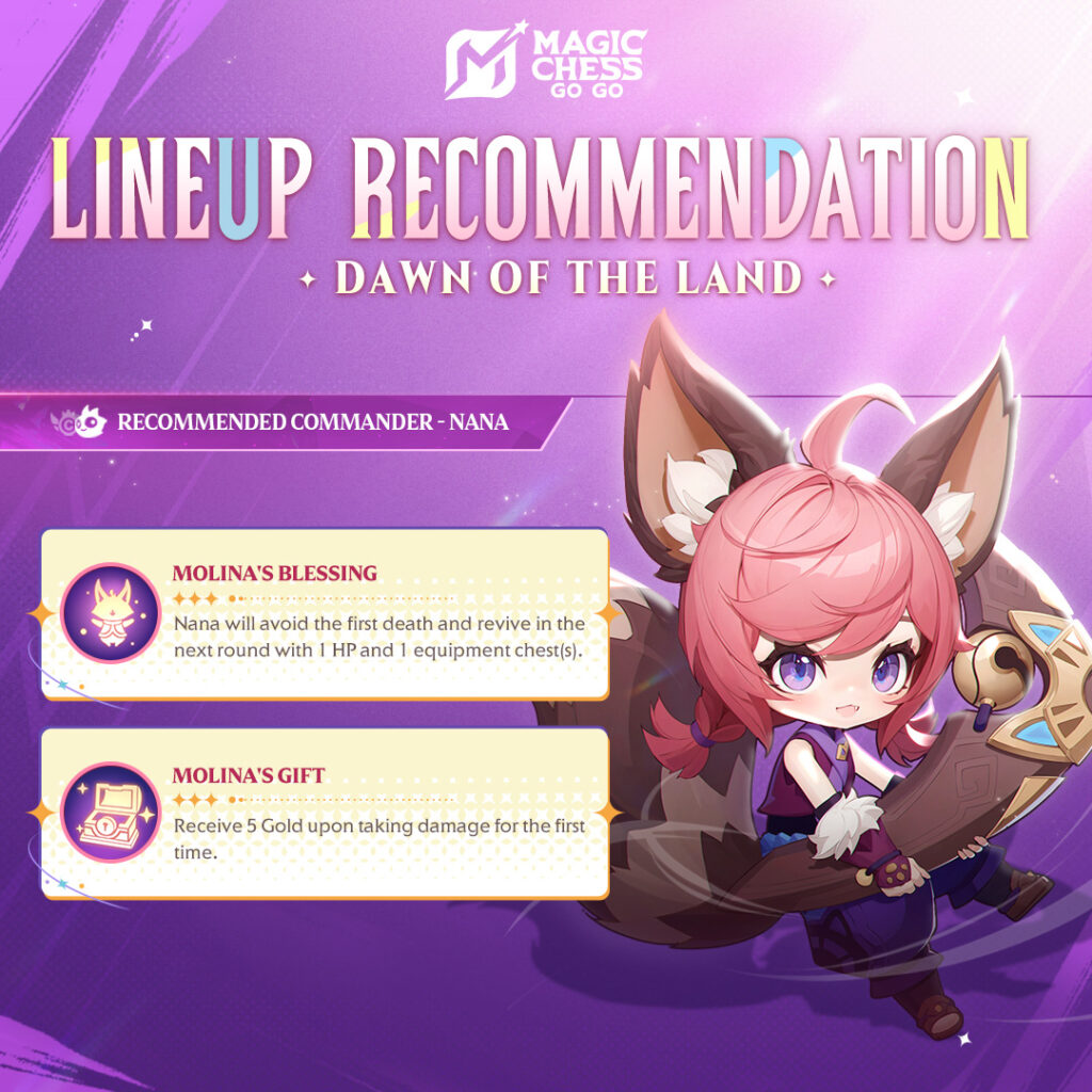 Tips Pakai Commander Nana MCGG, Bisa Dapat 20 Gold di Round Pertama?