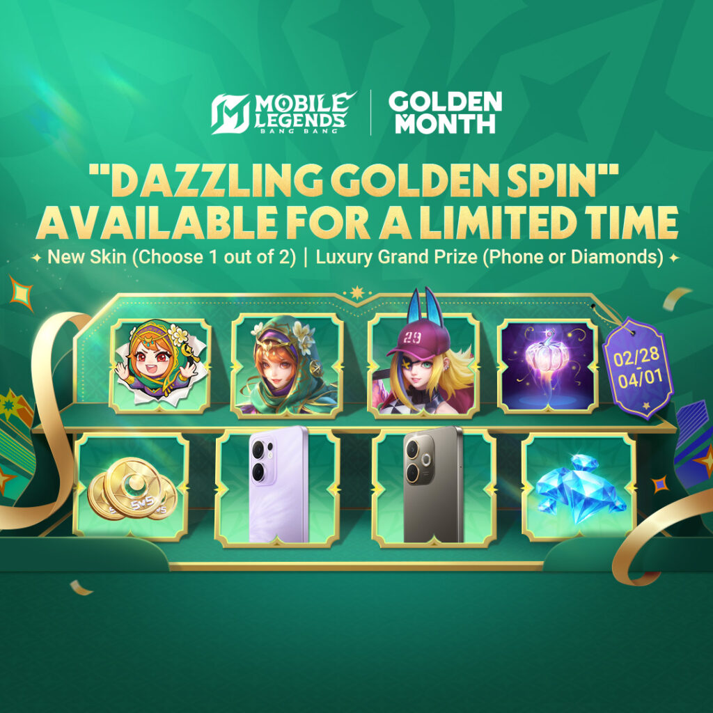 MLBB Golden Month Event 2025 Bertabur Hadiah Sudah Hadir, Cek Info Selengkapnya!