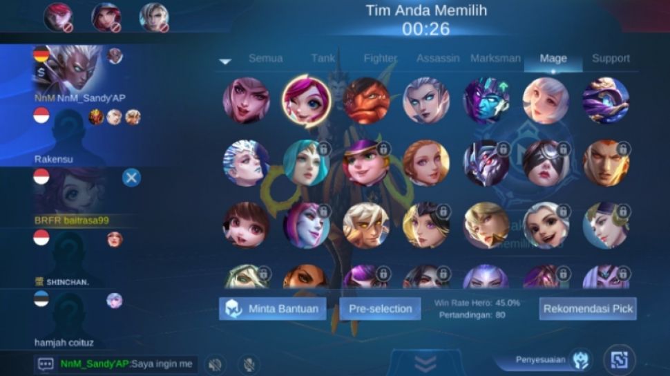 5 Kombinasi Hero Draft Pick Mobile Legends Paling Mematikan di META
