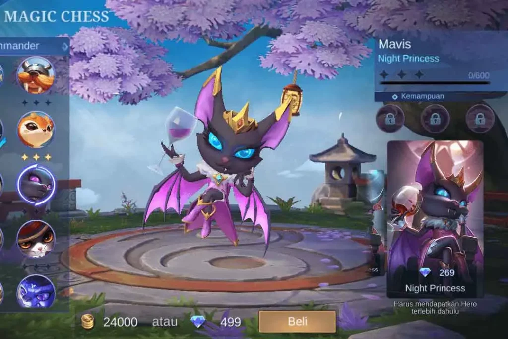Commander Mavis: Skill, Sinergi, dan Go Go Card Magic Chess Tersakit