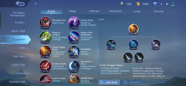 Rekomendasi Build Aamon OP di Patch Terbaru Mobile Legends