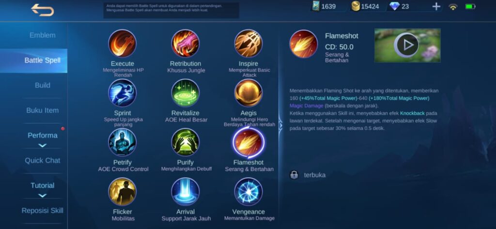 6 Battle Spell Fighter Mobile Legends yang Wajib Dicoba