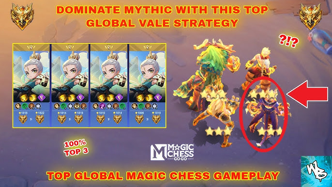 Coba Combo Sinergi dengan Commander Vale Magic Chess Go Go