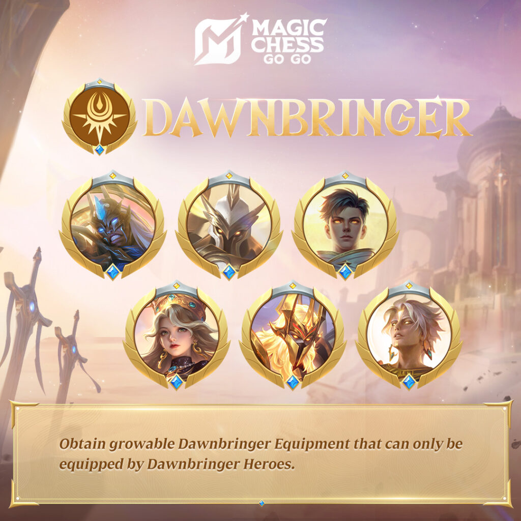 6 Commander Terbaik untuk Aktifkan Sinergi Dawnbringer Magic Chess Go Go