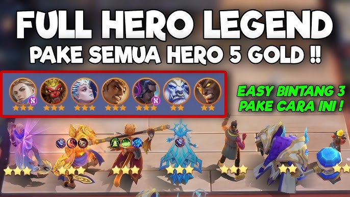 Rekomendasi Equipment untuk Hero 5 Gold Baru Magic Chess Go Go