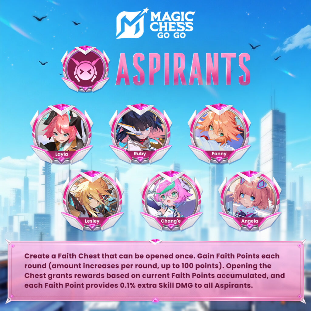 4 Combo Aspirants + Phasewarper MCGG, Bonus Damage dan HP