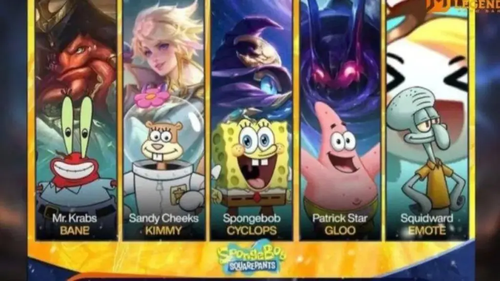 Spill Bocoran MLBB X Spongebob Paling Update, Catat Tanggalnya