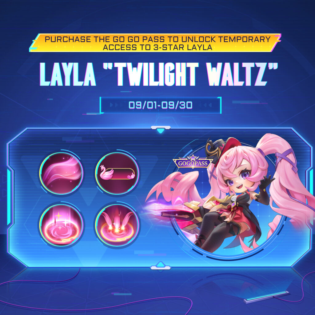 3 Jenis Go Go Card yang Cocok Dipilih untuk Commander Layla di Magic Chess Season 3