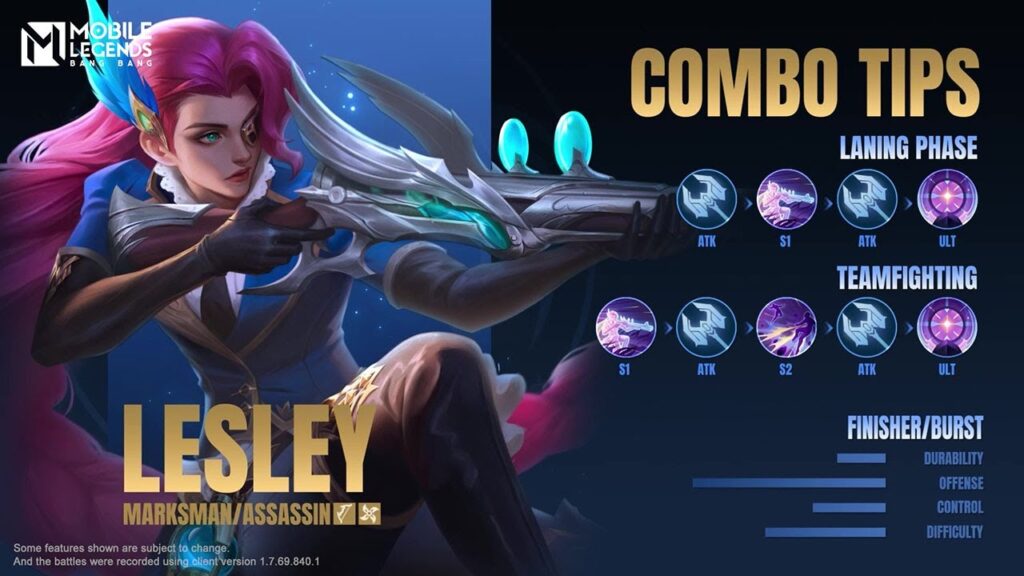 Tips Ulti Lesley MLBB yang Jago Pindah Tempat, Maksimalkan Skill 2
