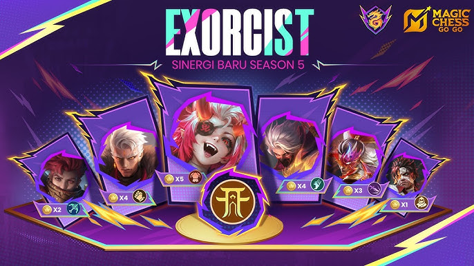 6 Hero Exorcist Terbaru Magic Chess Go Go, Beri Equipment Tambahan