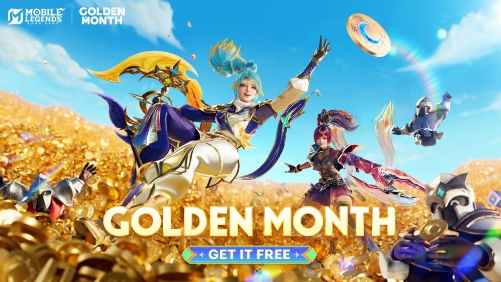 Event Dazzling Golden Spin MLBB Bertabur Hadiah, Intip Skin Eksklusif Golden Month dari Hanabi!