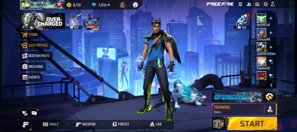 Musuh Auto Kabur! Ini 3 Senjata Free Fire dengan Damage Menyakitkan untuk Karakter Oscar