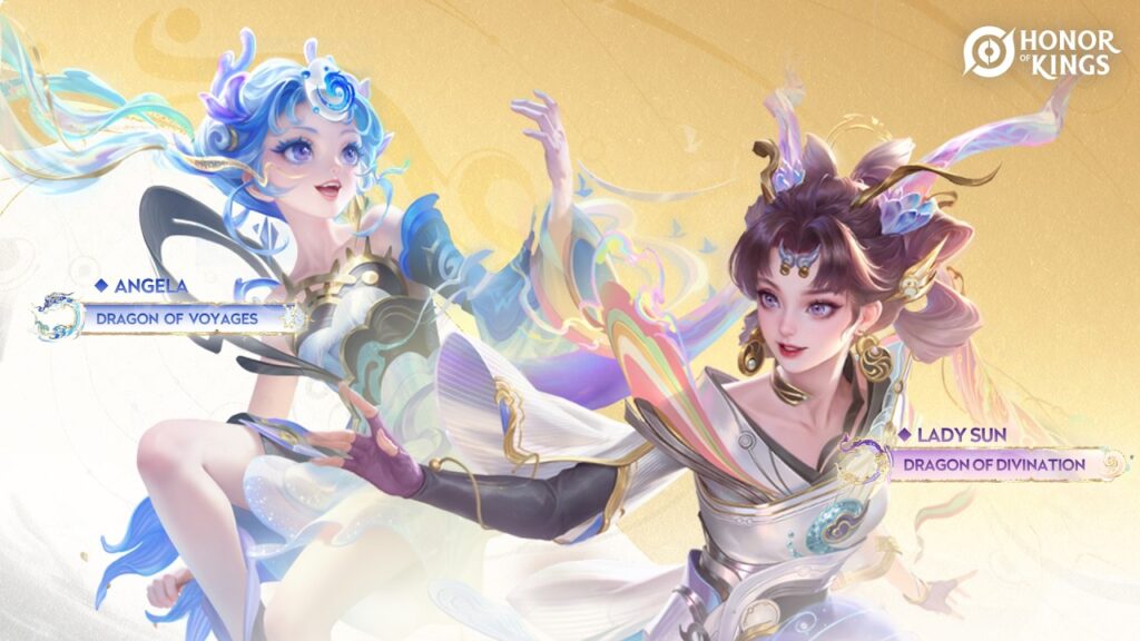 Comeback Eksklusif! Cek Cara Klaim Skin Dragon Series Lady Sun dan Angela Honor of Kings