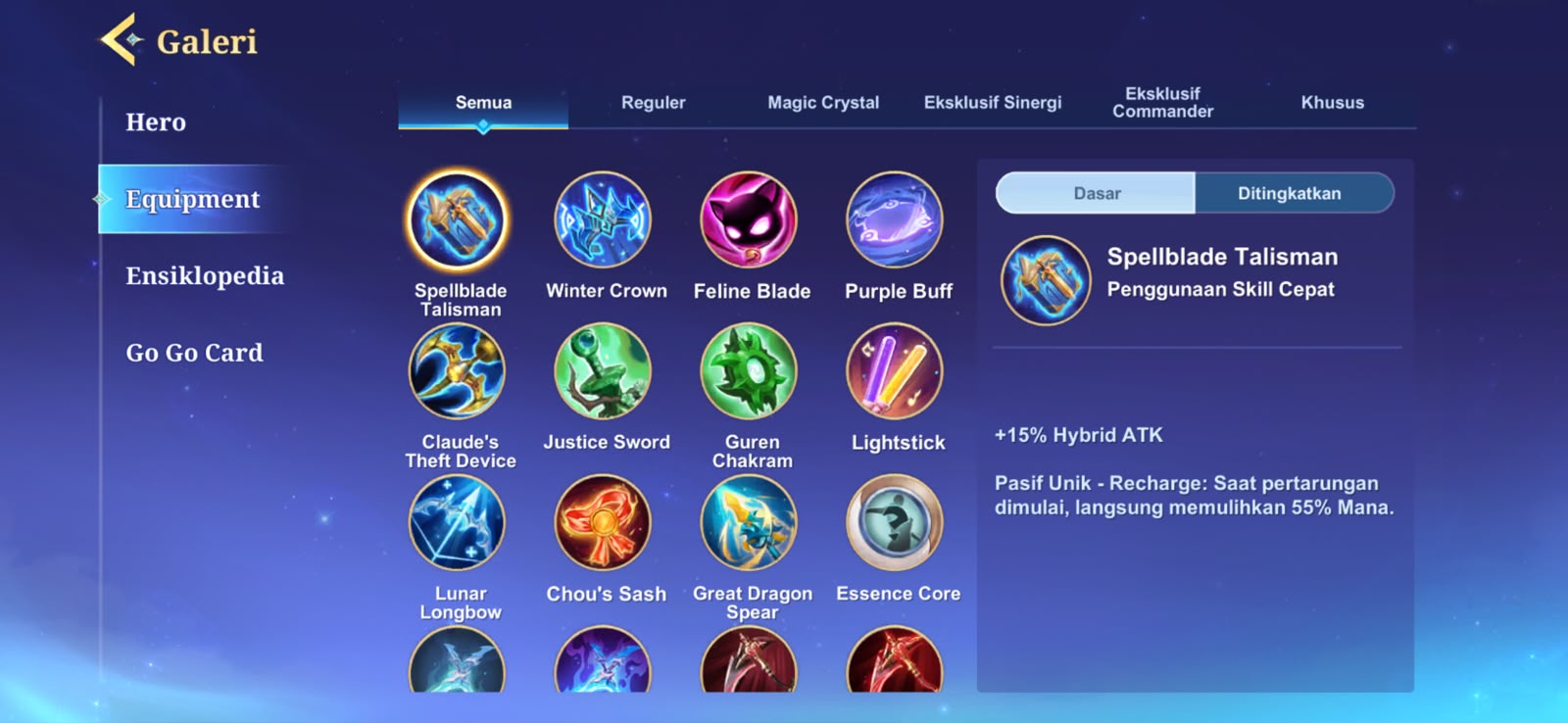 8 Item Hybrid Attack untuk Commander MCGG, Damage OP