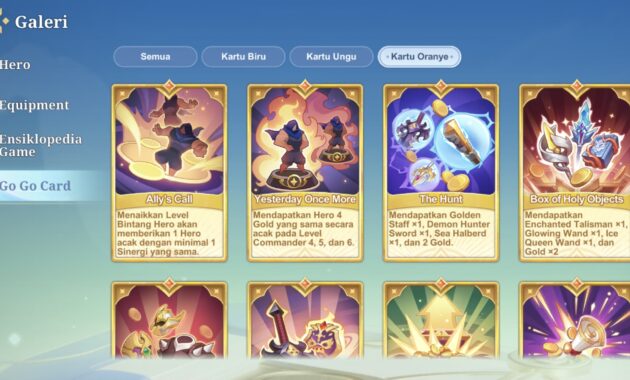 4 Strategi Pemilihan Go Go Card Sinergi Mistbender Magic Chess, Jaga Kestabilan Ekonomi!