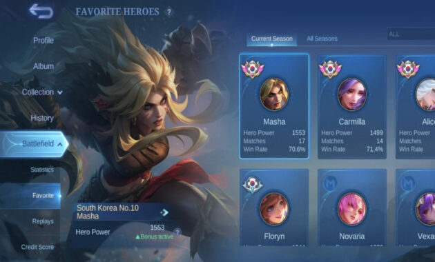 hero Masha Mobile Legends