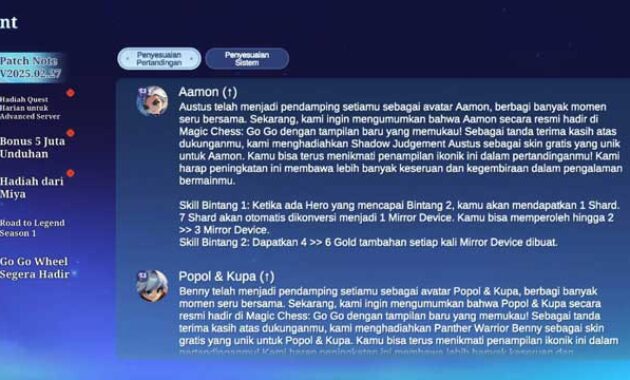 Bocoran 2 Hal tentang Advance Server MCGG, Yakin Sudah Tahu?