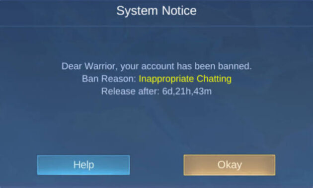 Hati-Hati! Ini Aturan Baru Chat Tidak Pantas di Match Mobile Legends