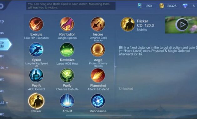 5 Hero Mage MLBB dengan Spell Flicker, Wajib Pakai Supaya Maksimal!