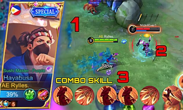 Combo Skill Hayabusa Mobile Legends