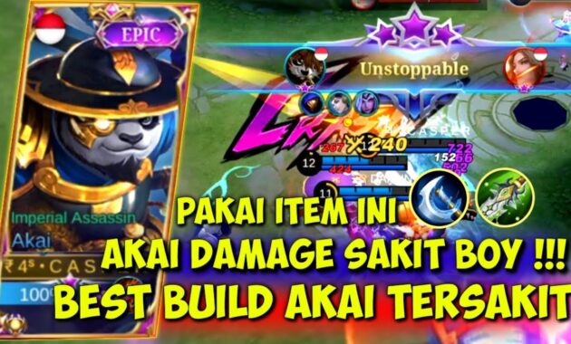 5 Build Item Akai Mobile Legends Versi Original, Wajib Ditambahkan!
