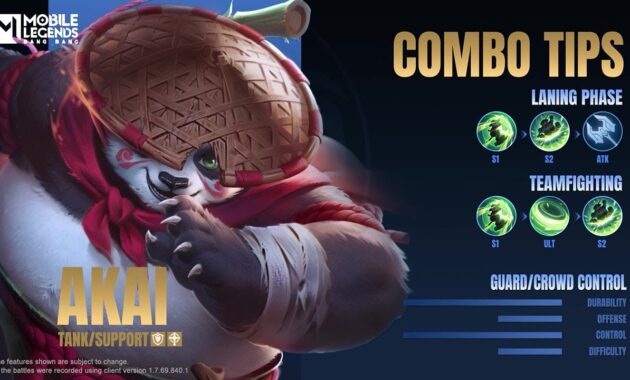 3 Combo Hero Pendukung Akai Mobile Legends Versi Original, Makin Sakit!
