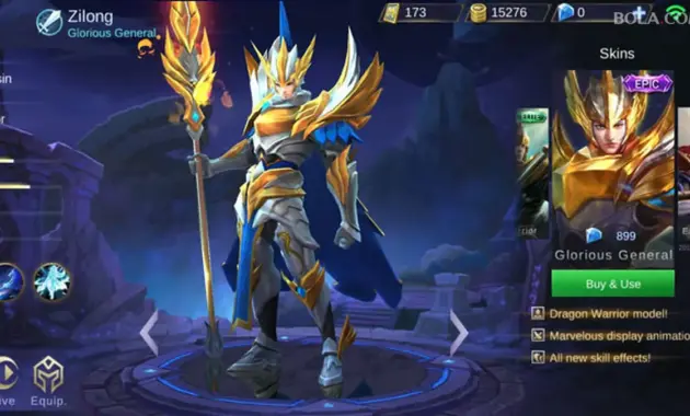 Skill Hero Klasik Zilong Mobile Legends
