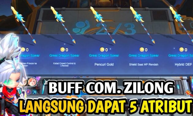 Rekomendasi Item Commander Zilong Magic Chess Go Go