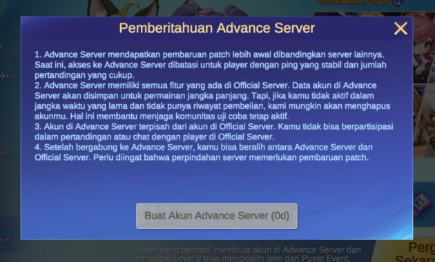 Cara Pindah ke Advance Server Magic Chess Go Go, Mudah Banget!