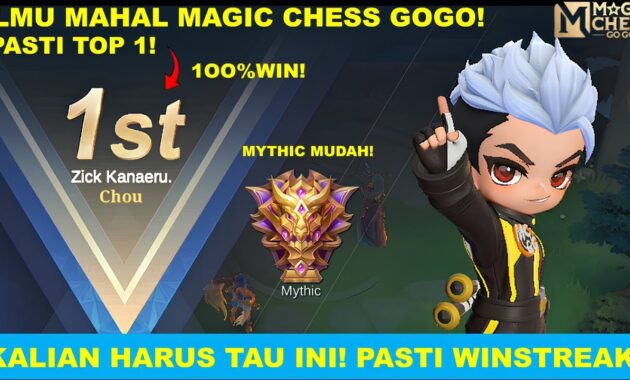 Strategi Fast Leveling Bersama Commander Chou Magic Chess Go Go