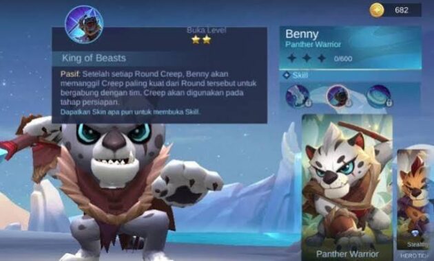 Penjelasan Skill Commander Benny Magic Chess, Bisa Copy Hero Musuh!