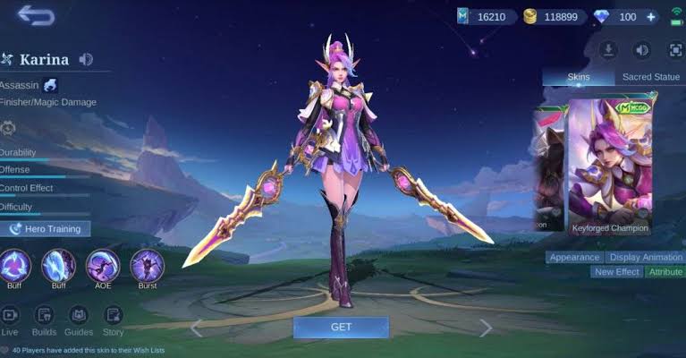 Tips Klaim Skin Karina MCGG Terbaik Secara Gratis